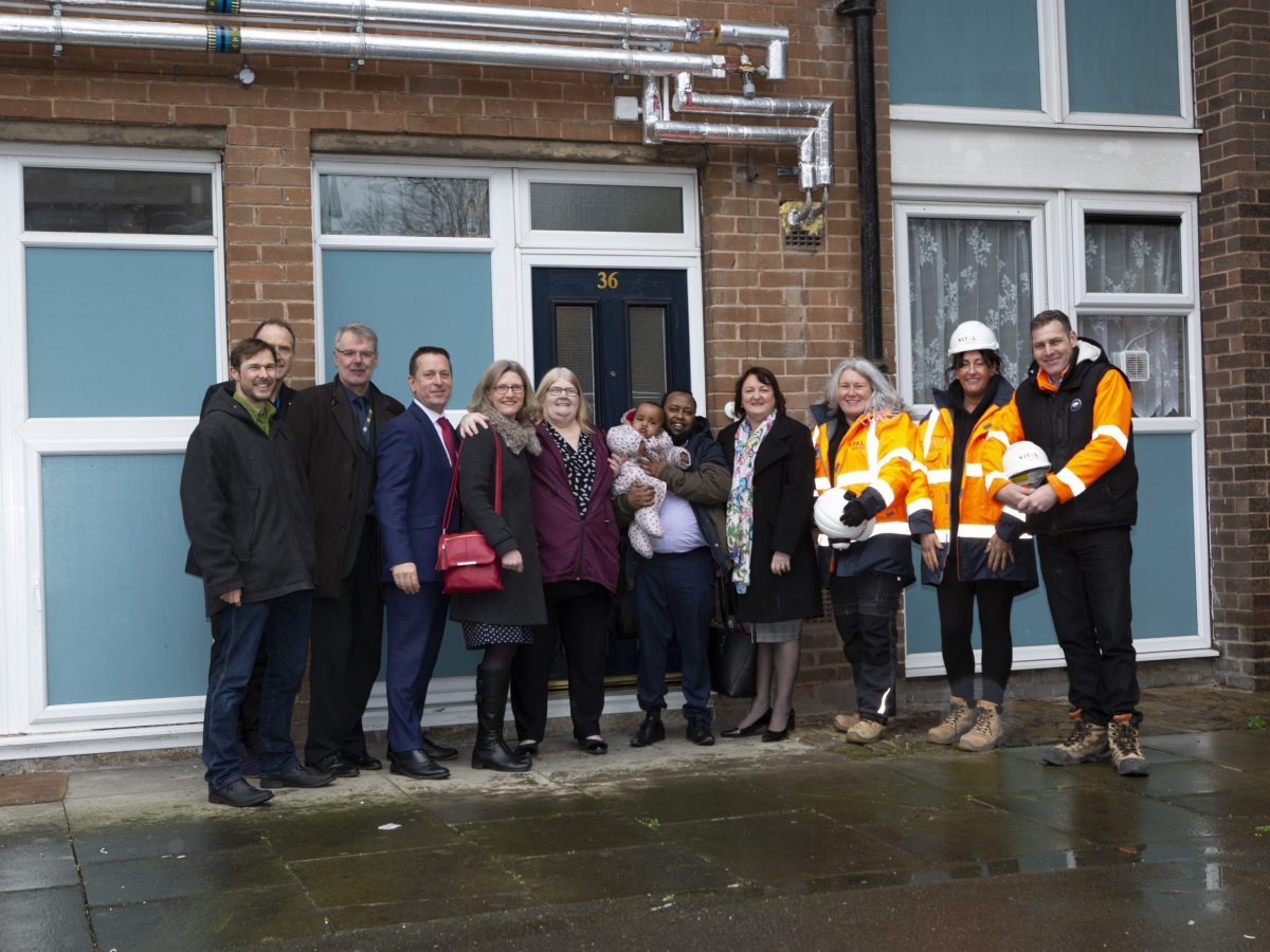 Hundreds of residents are now receiving affordable and sustainable heat